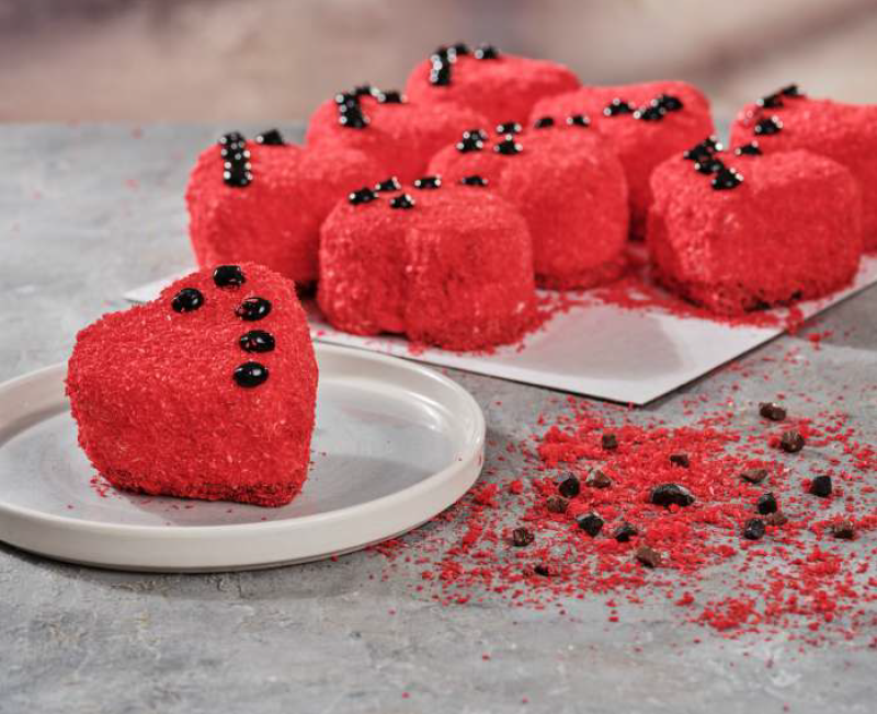 Frambuazlı Kalpli Pasta - Cake