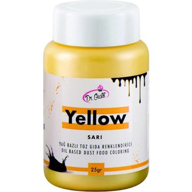 Dr. Gusto 25 gr Yağ Bazlı Toz Sarı Boya