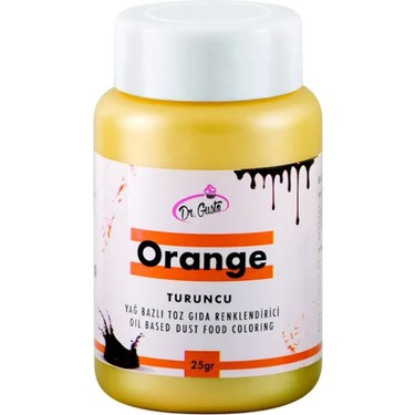 Dr. Gusto 25 gr Yağ Bazlı Toz Turuncu Boya