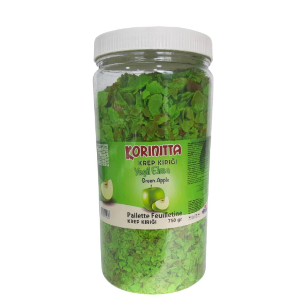 Korinitta Pet Krep Kırığı Yeşil Elma 750 gr
