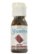 Shantys Yağ Bazlı Gıda Boyası Kahverengi 18 Ml