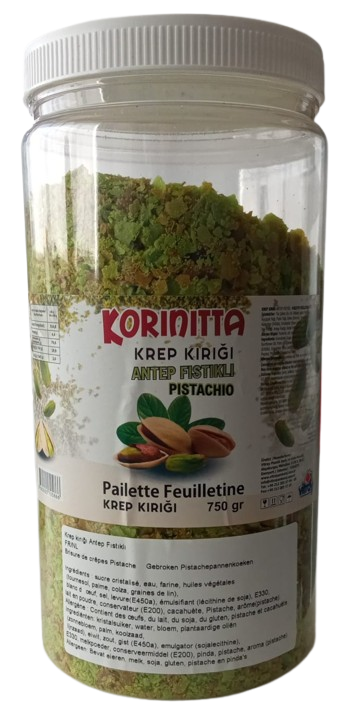Korinitta PET Krep Kırığı Antep Fıstığı 750 Gr
