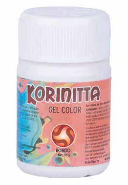 Korinitta Su Bazlı Jel Boya Bordo 90 Gr 