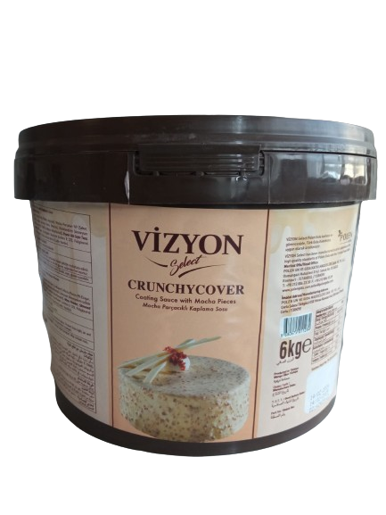 Vizyon Select Crunchycover Coating with Mocha Pieces ( Mocha ParçalıCrunchycover Kaplama Sos 6 Kg)