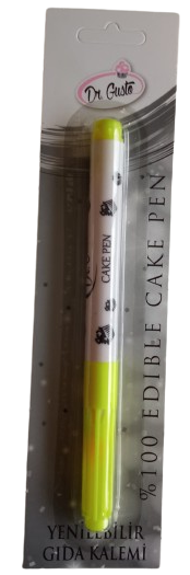 Gusto Edible Pen Yellow (Sarı Kalem)