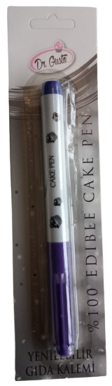 Gusto Edible Pen Purple (Mor Kalem)