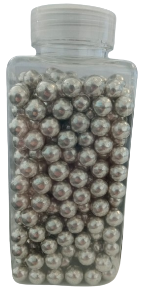 Gusto - Silver Draje 250 gr No:5 (Sprinkles Gümüş No:5)