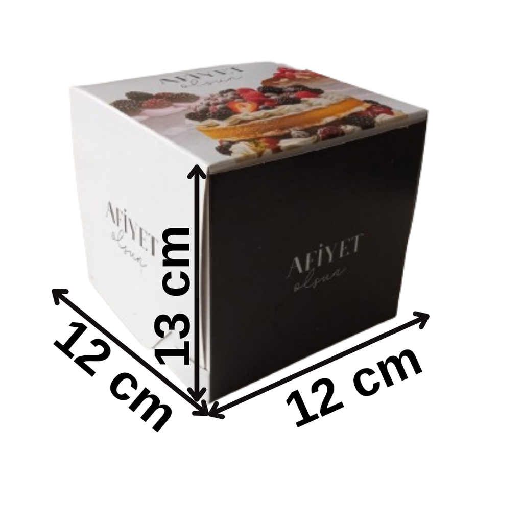 12 x 12 x 13 cm Pasta Kutusu