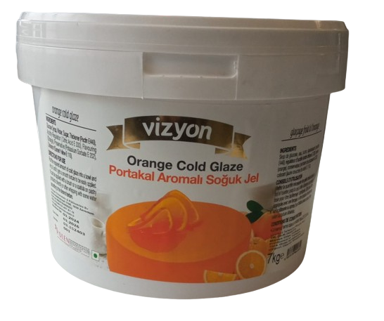 Vizyon - Portakal Aromalı soğuk Jel (Oranje Cold Glaze) 7 kg