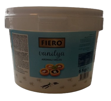 Fiero - Vanilya Aromalı Krema Dolgu 6 kg