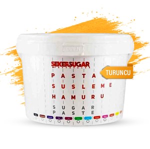 Şeker Sugar - Şeker Hamuru Turuncu 2,5 Kg