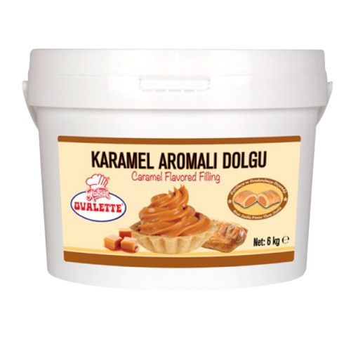 Ovalette - Karamel Aromalı Dolgu 6 Kg