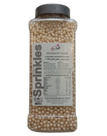 Gusto - 4 mm Boncuk 1 Kg Sedef