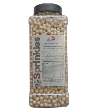 Gusto - 8 mm Boncuk 1 Kg Sedef