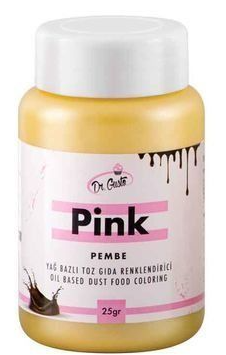 Dr. Gusto 25 gr Yağ Bazlı Toz Pembe Boya
