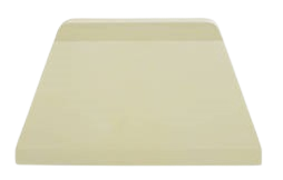 Corne/Coupe pate trapeze GM en plastique 21.5 x 13 cm ( hamur kazici )