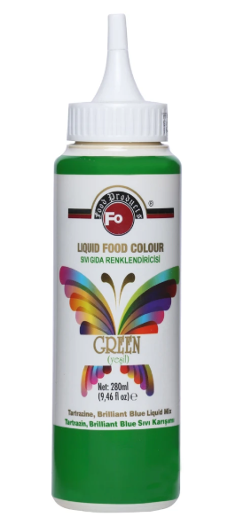 Fo Yeşil Sıvı Gıda Renklendirici 280 ml