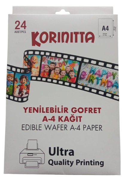 Korinitta - Yenilebilir Nisasta A4 BOLD
