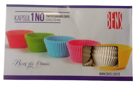 Bens - Pasta Kapsülü (No:1) 1000 Ad. h:23mm Çap:30mm