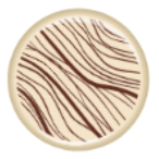 Korinitta - Dekor Çikolata (Yuvarlak) DS003