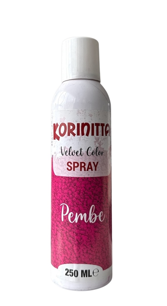 Korinitta - Kadife Sprey Boya PEMBE 250 ml