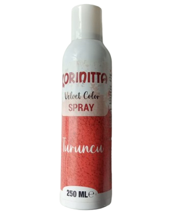 Korinitta - Kadife Sprey Boya TURUNCU 250 ml