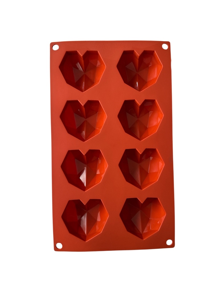 SİLİKON 8'li ELMAS KALP