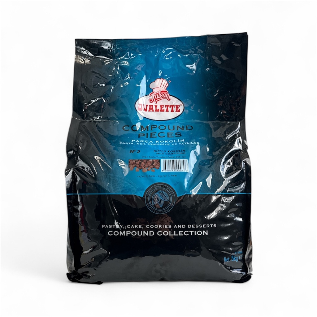 Ovalette Parça Çikolata (No:2) 5 Kg