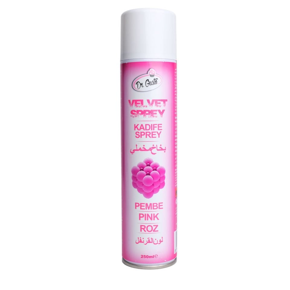 Dr. Gusto Kadife Sprey Boya Pembe 250 ml 