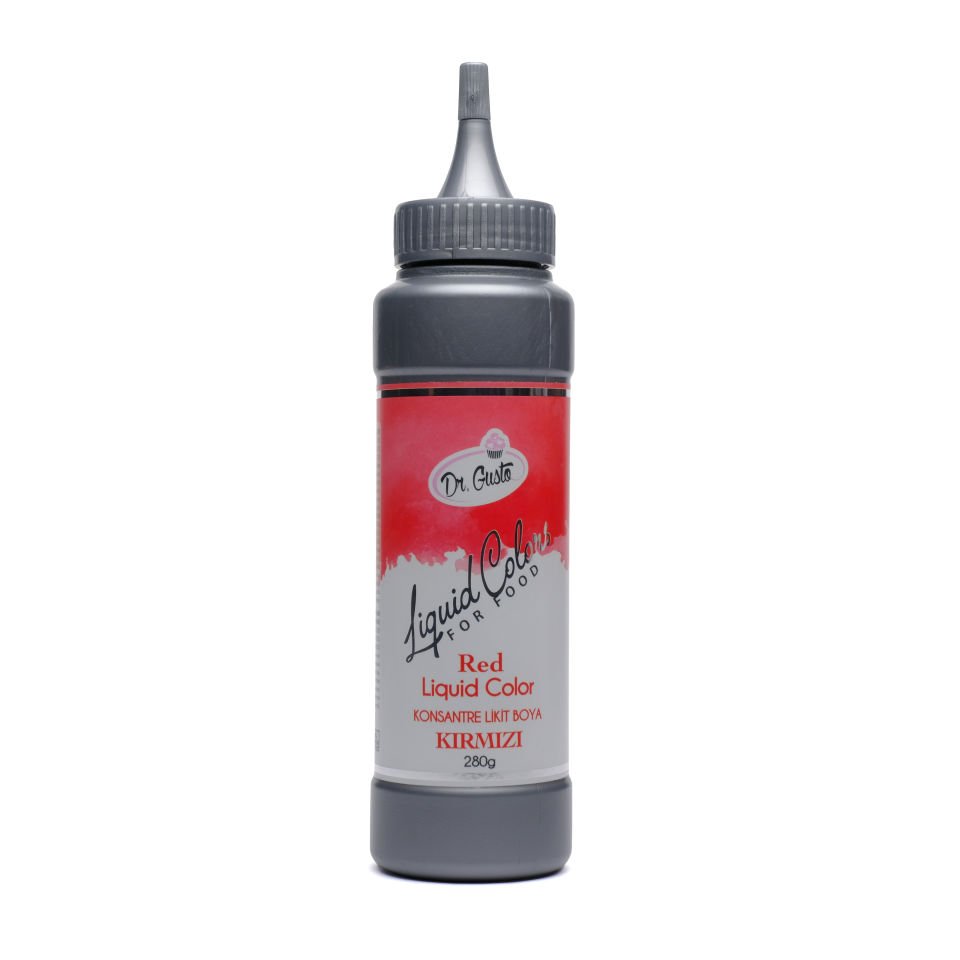 Dr Gusto Su Bazli Likit Boya KIRMIZI 280 ml