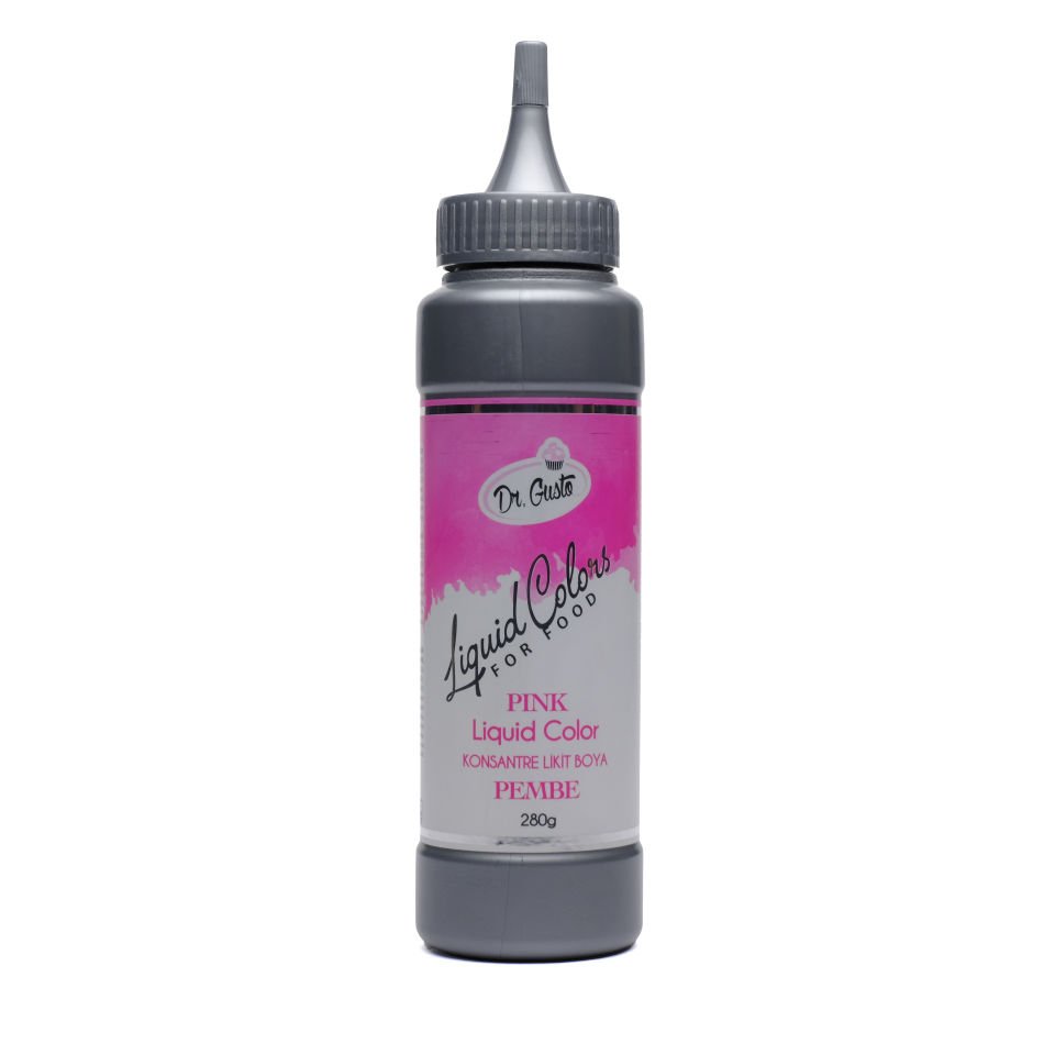 Dr Gusto Su Bazli Likit Boya PEMBE 280 ml