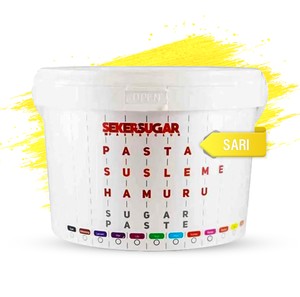 [Y101186] Şeker Sugar - Şeker Hamuru Sarı 2,5 Kg