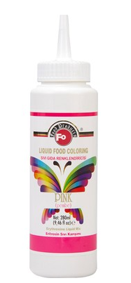 [Y101097] Fo Pembe Sıvı Gıda Renklendirici 280 ml