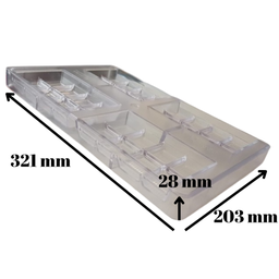 [Y101294] Dubai Çikolta Kalıbı (321x203x28mm)