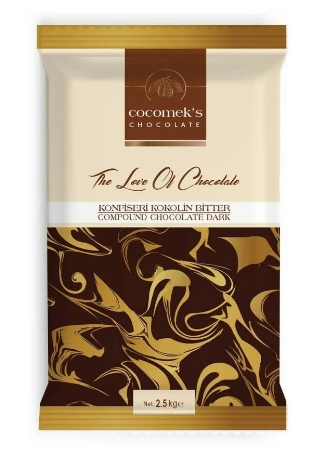 [Y101282] Cocomeks - Konfiseri Kokolin Bitter Compound Dark 2,5 kg
