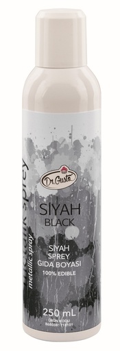 [Y101438] Dr. Gusto 250 ml Sprey Boya Siyah
