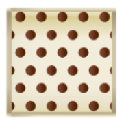 [Y101634] Korinitta - Dekor Çikolata (Kare) KS005