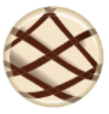 [Y101638] Korinitta - Dekor Çikolata (Yuvarlak) DS001