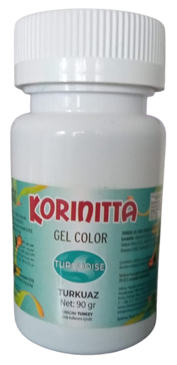 [Y101680] Korinitta - Su Bazlı Jel Boya Turkuaz 90 Gr