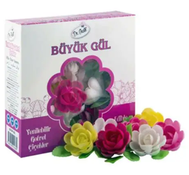[Y101592] Gusto Gofret 25 Gül 75 Yaprak (Kirmizi Kutu) Buyuk Gul