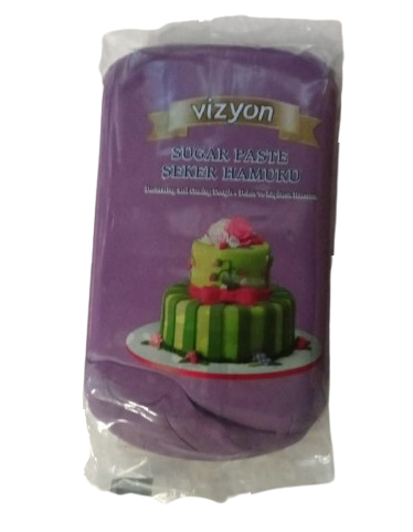 [Y101852] vizyon sugar paste 1 kg mor seker hamuru
