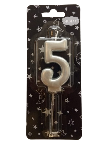 [Y101876] Rakamli Mum Gumus - 5