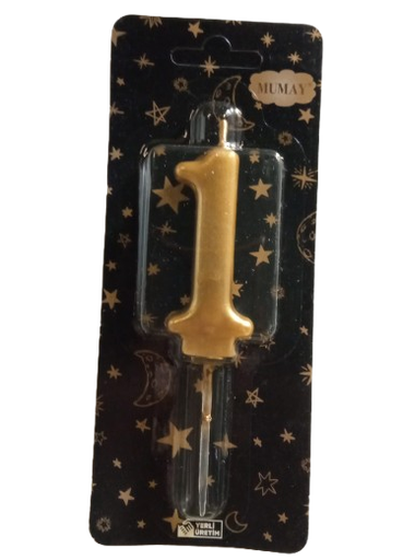 [Y101881] Rakamli Mum Gold ( Altin ) - 1
