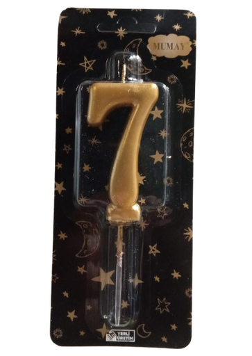 [Y101887] Rakamli Mum Gold ( Altin ) - 7