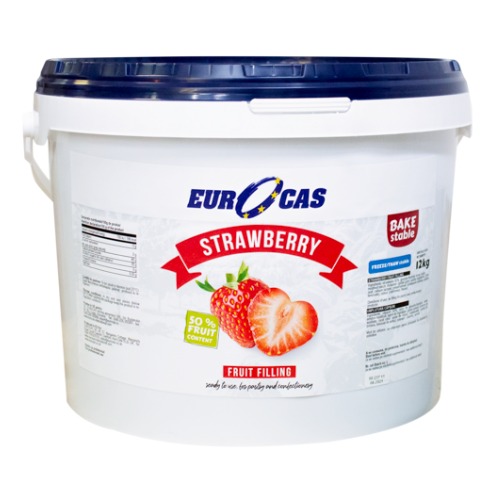 [Y102465] Eurocas - Garniture aux morceaux de fraise 3 kg