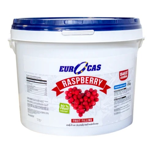 [Y102466] Eurocas - Garniture de Framboises aux morceaux 3 kg 
