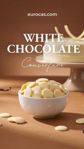 [Y102467] EUROCAS - Pièces de chocolats blanc 10 kg