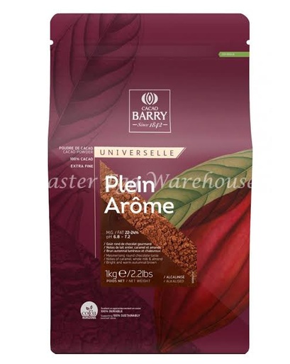[Y102568] Callebaut Poudre de Cacao 24% 1 kg (Kakao Tozu)