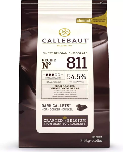 [Y100057] CALLEBAUT - CHOCOLAT DARK 811  10KG