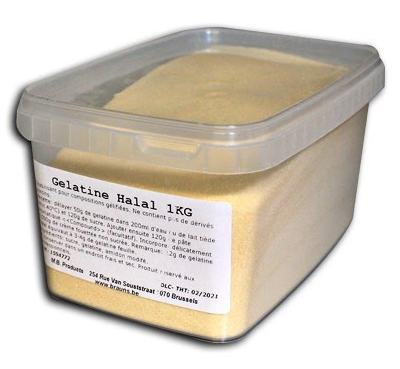 [Y100741] Toz Gelatine Halal KG
